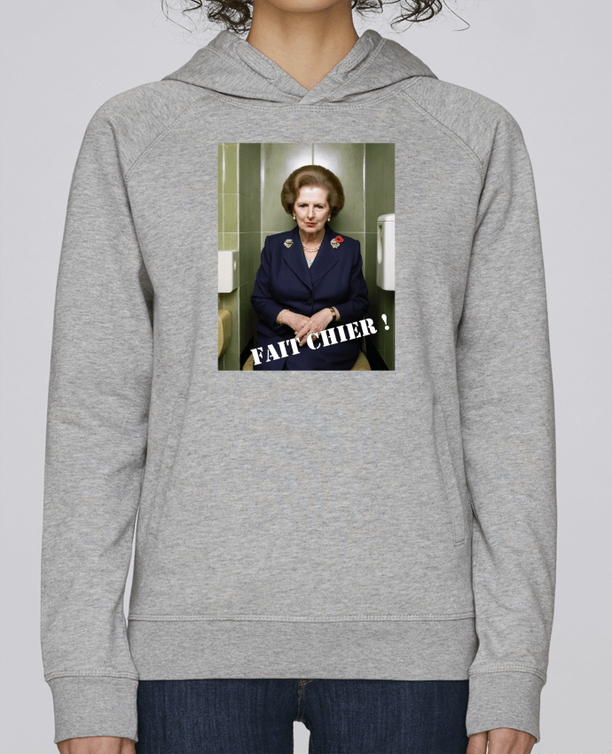 Sweat capuche femme Margaret Thatcher par TiA