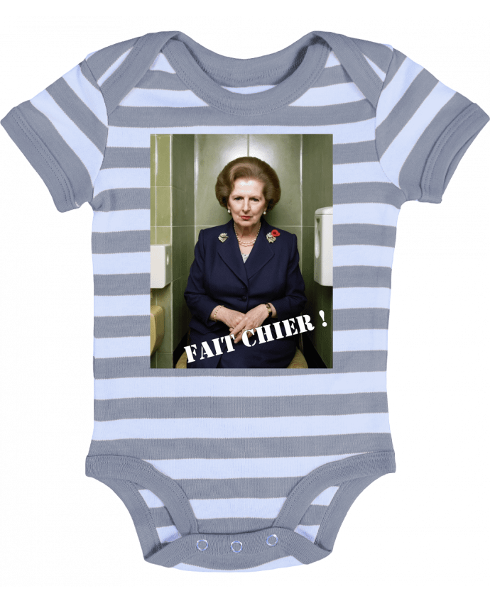 Body Bébé Rayé Margaret Thatcher - TiA