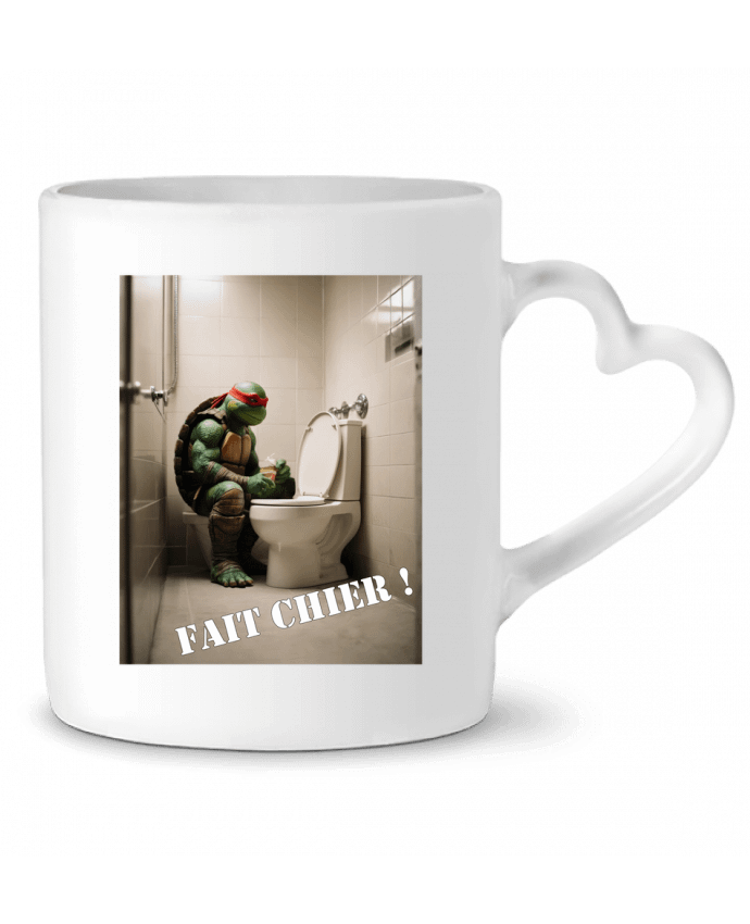 Mug coeur Tortue Ninja par TiA