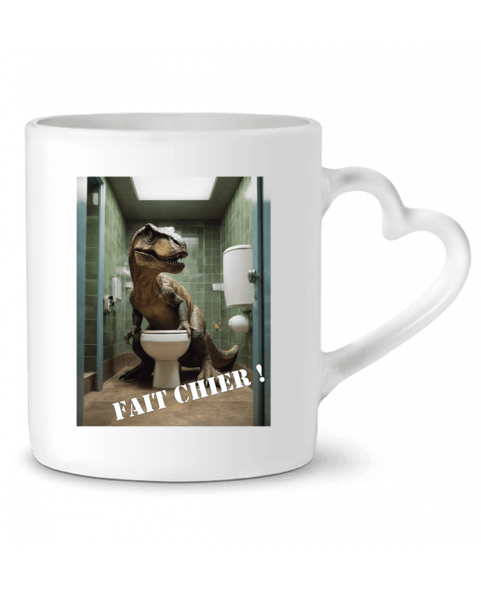 Mug coeur T-REX par TiA