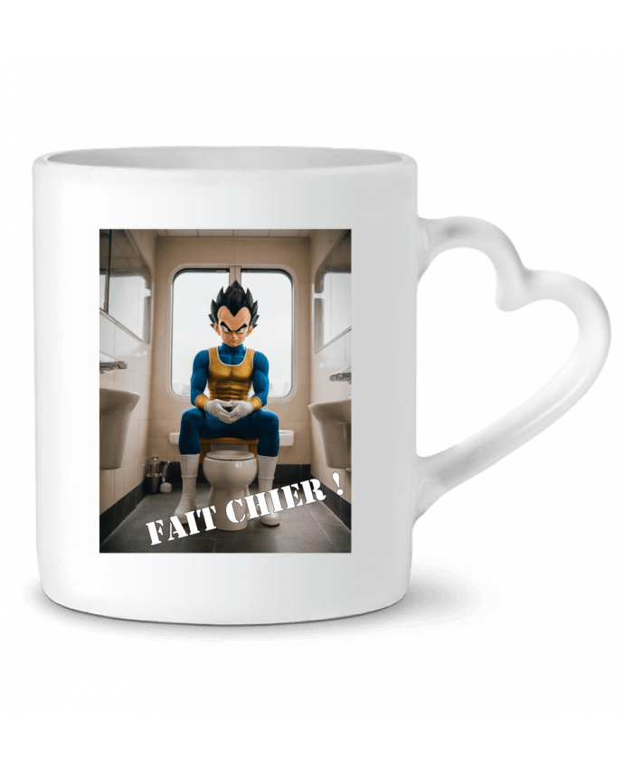 Mug coeur Vegeta par TiA