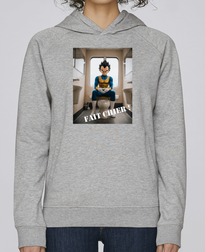 Sweat capuche femme Vegeta par TiA