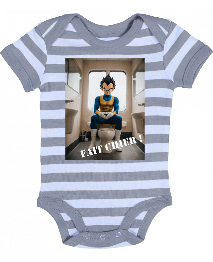 Body Bébé Rayé Vegeta - TiA