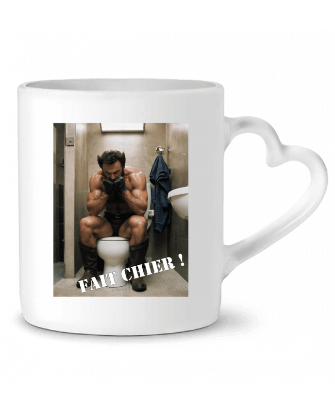 Mug coeur Wolferine par TiA