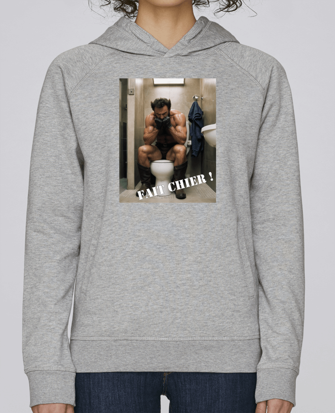 Sweat capuche femme Wolferine par TiA