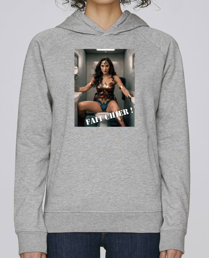 Sweat capuche femme wonder woman par TiA