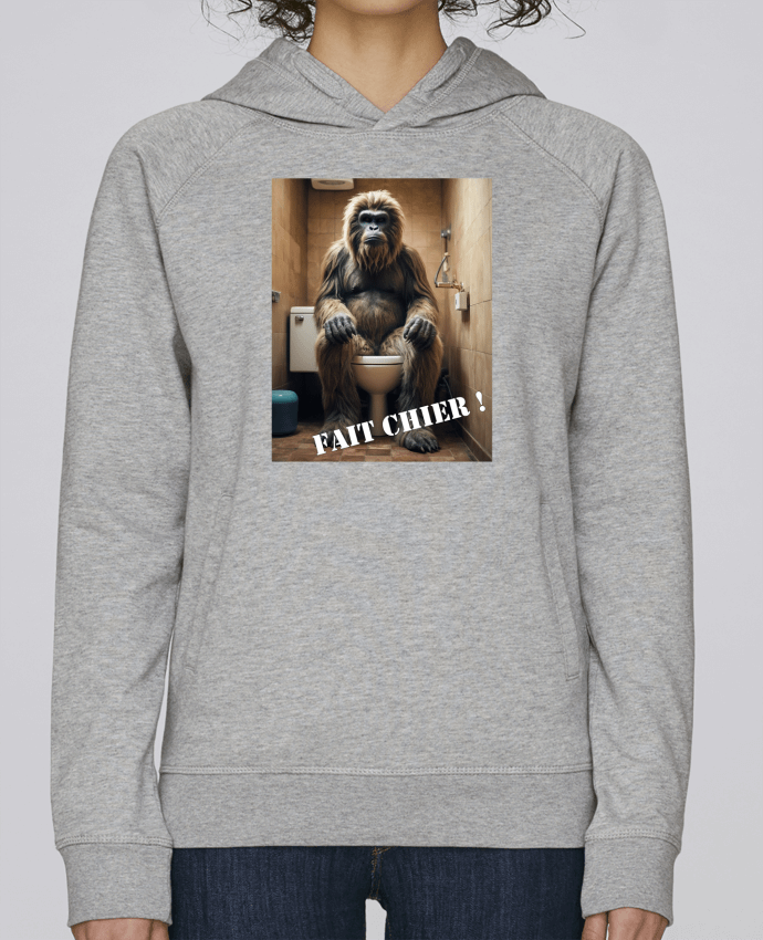 Sweat capuche femme Yeti par TiA