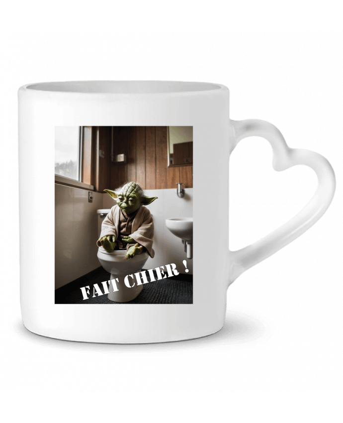 Mug coeur Yoda par TiA
