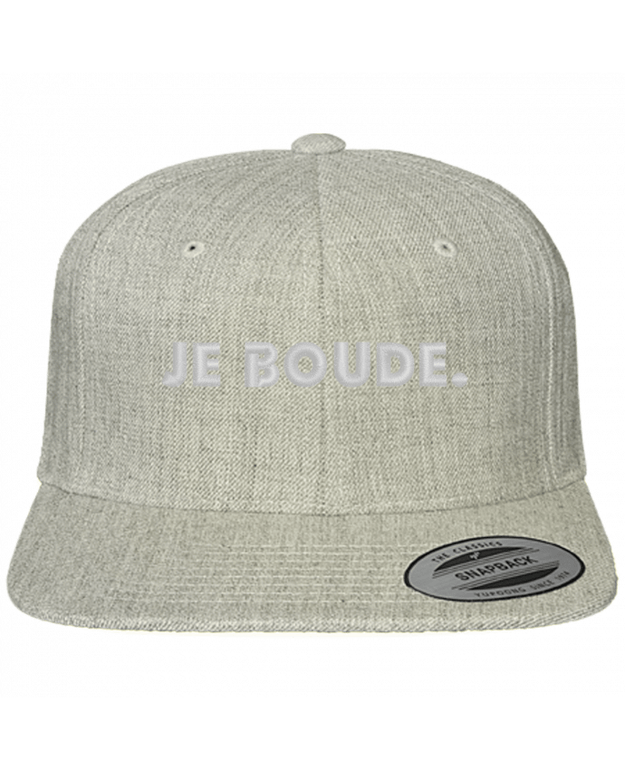 Snapback classique brodé Je boude. par tunetoo
