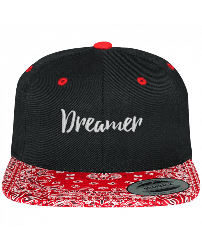 Casquette Snapback à imprimé brodé Dreamer par tunetoo