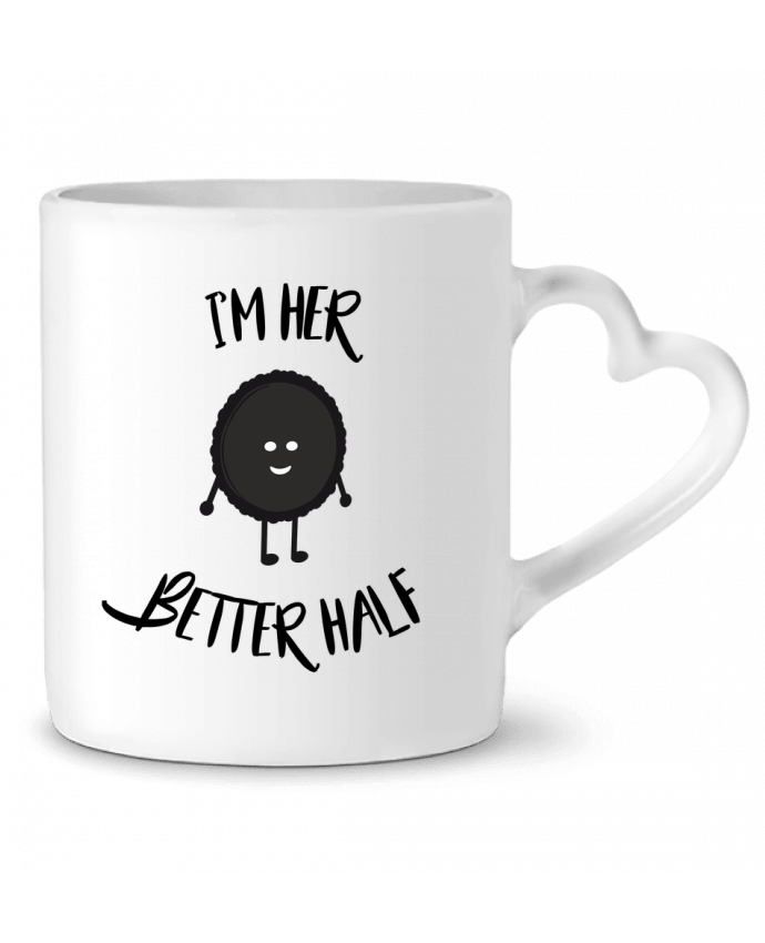 Mug coeur Perfect half par Juvencio