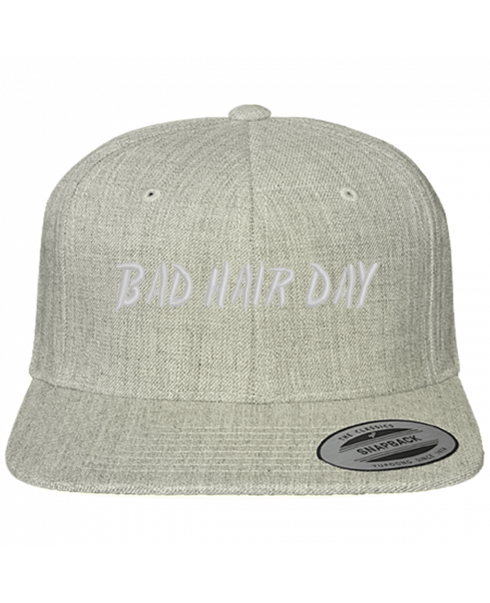 Snapback classique brodé Bad hair day par tunetoo