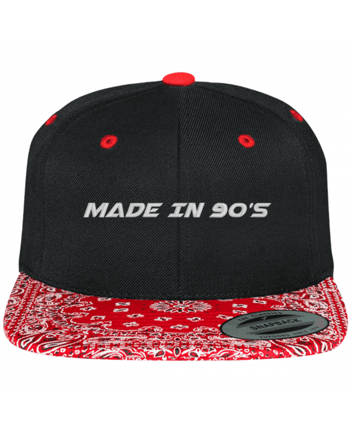 Snapback Cap pattern Made in 90s by tunetoo