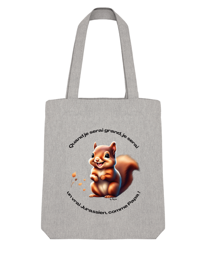 Tote Bag Stanley Stella Quand je serai grand, je serai un vrai Jurassien, comme Papa ! par Jurafan 