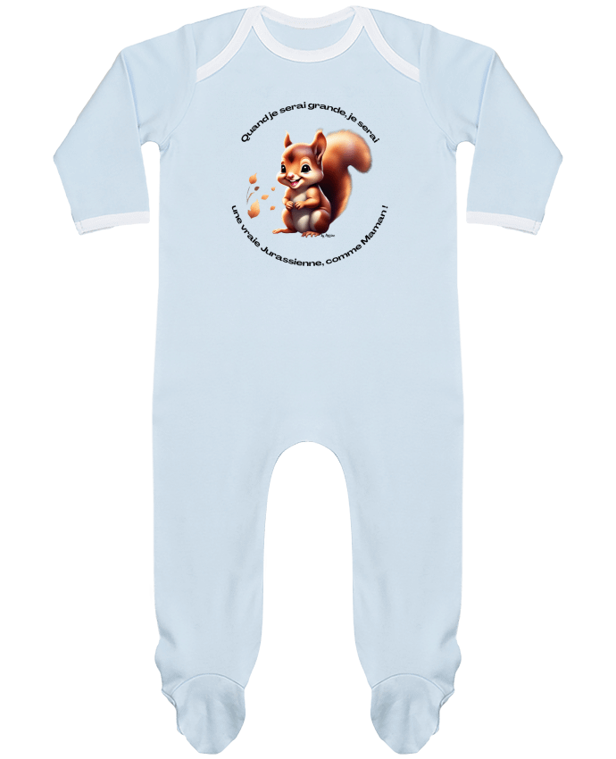 Body Pyjama Bébé Quand je serai grande, je serai une vraie Jurassienne, comme maman ! par JURAFAN