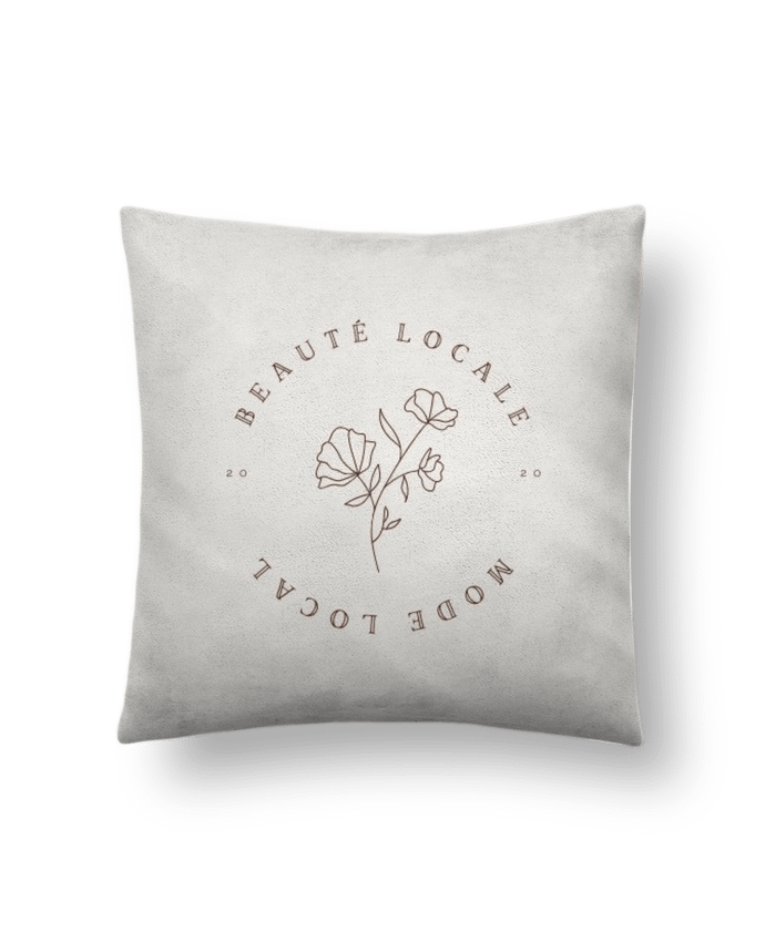 Coussin suédine Logo de salon de beauté par Faadpr18