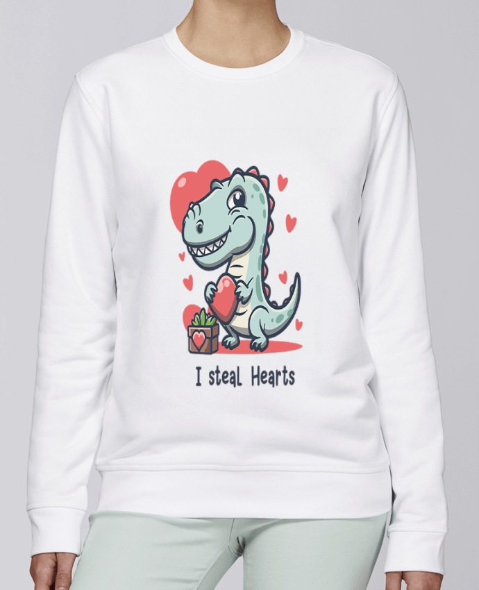 Sweatshirt je vole le coeur par VSGA