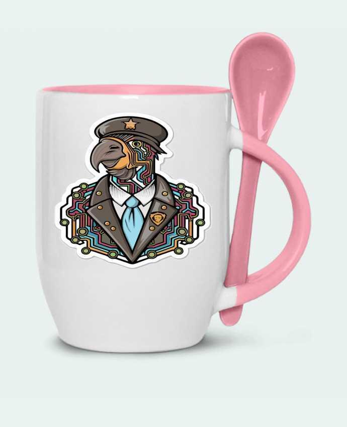  Tasse cuillère Perroquet futuriste par VSGA