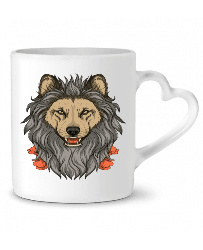 Mug coeur King's Crown Canines par VSGA