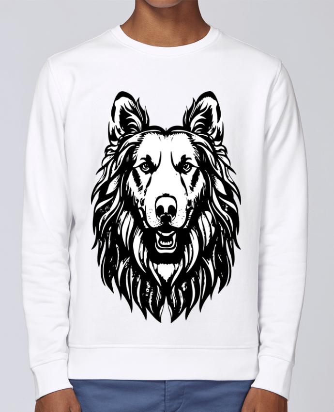 Sweatshirt King's Crown Canines Black and white par VSGA