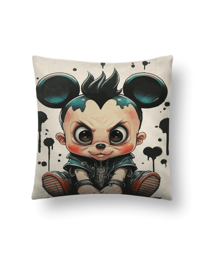 Coussin suédine Chaos Mickey par VSGA