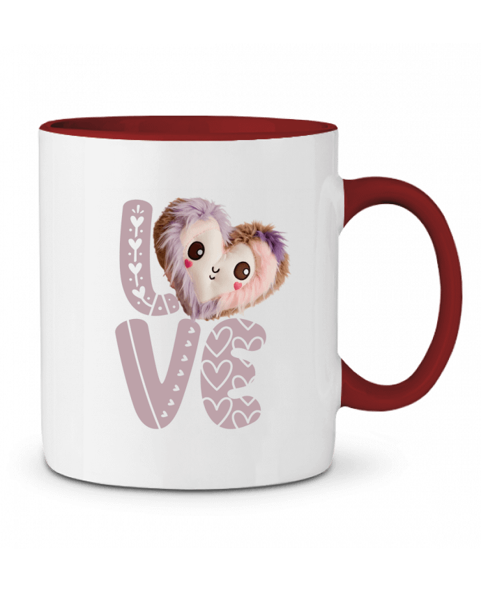 Mug bicolore Love Cute Chibi Heart 02 Vamamoi