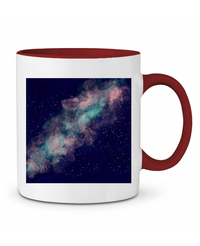 Mug bicolore Galaxie stylisée AquaMindSet Aquamindset