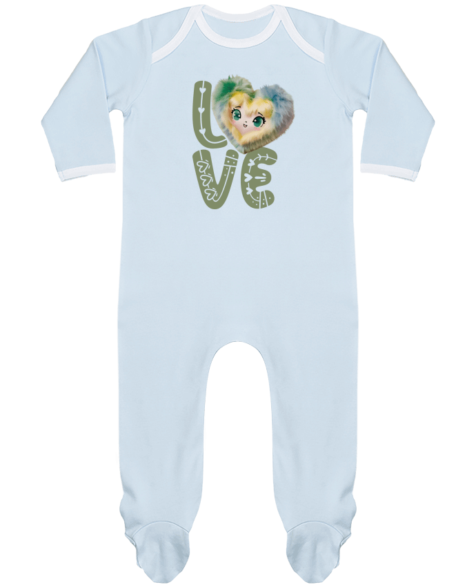 Body Pyjama Bébé Love Cute Chibi Heart 03 par Vamamoi