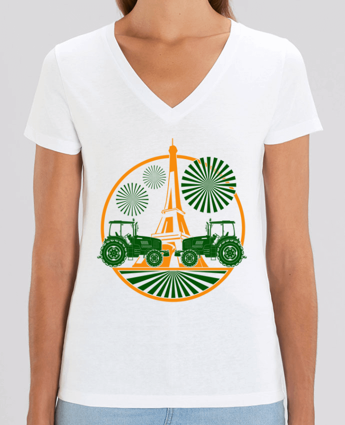 Tee-shirt femme Paris Agricole Par  Geronimo Gorilla SylverBack