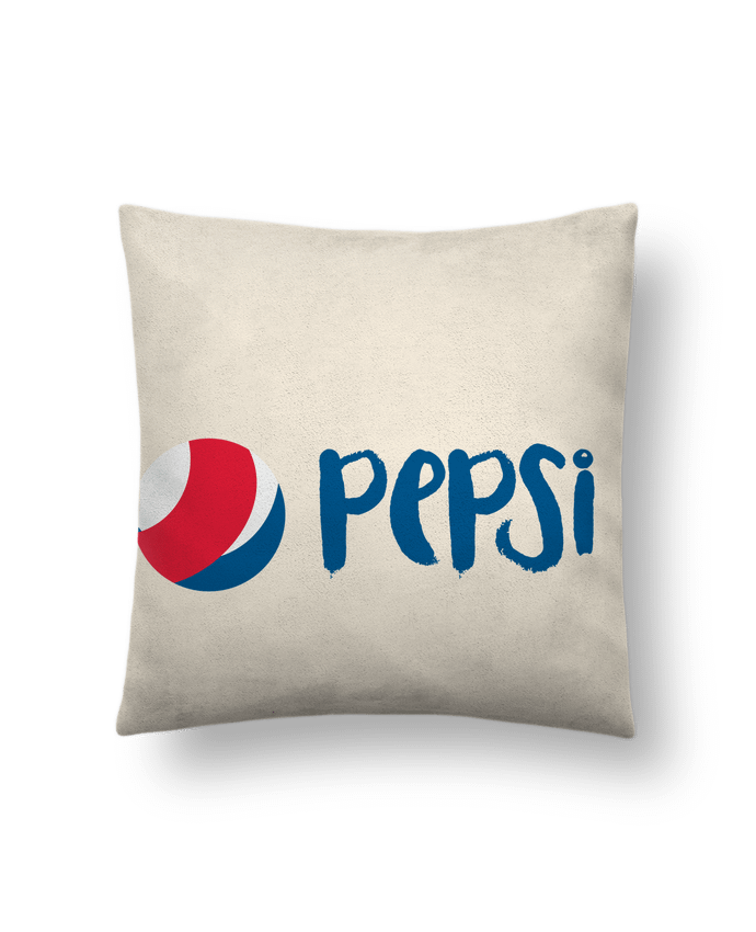 Coussin suédine LOGO PEPSI par Chrisac