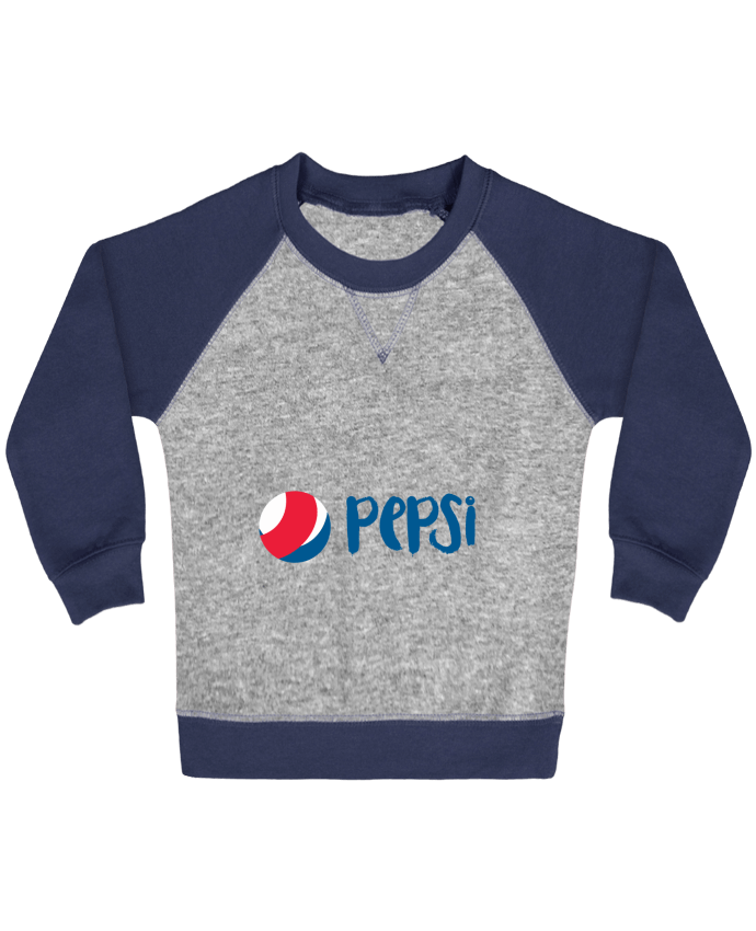 Sweat bébé manches contrastée LOGO PEPSI par Chrisac