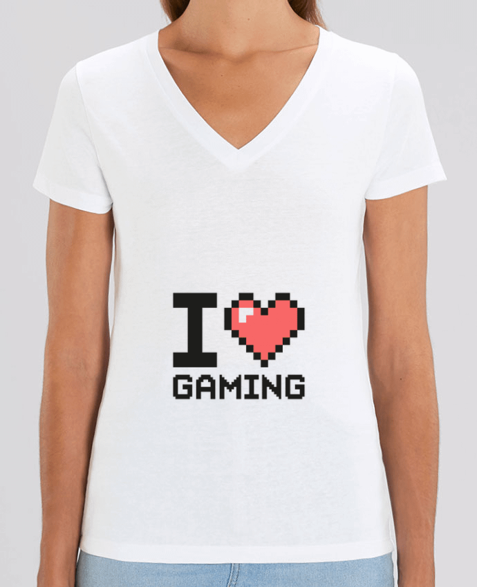 Tee-shirt femme I LOVE GAMING Par  Mr moutön