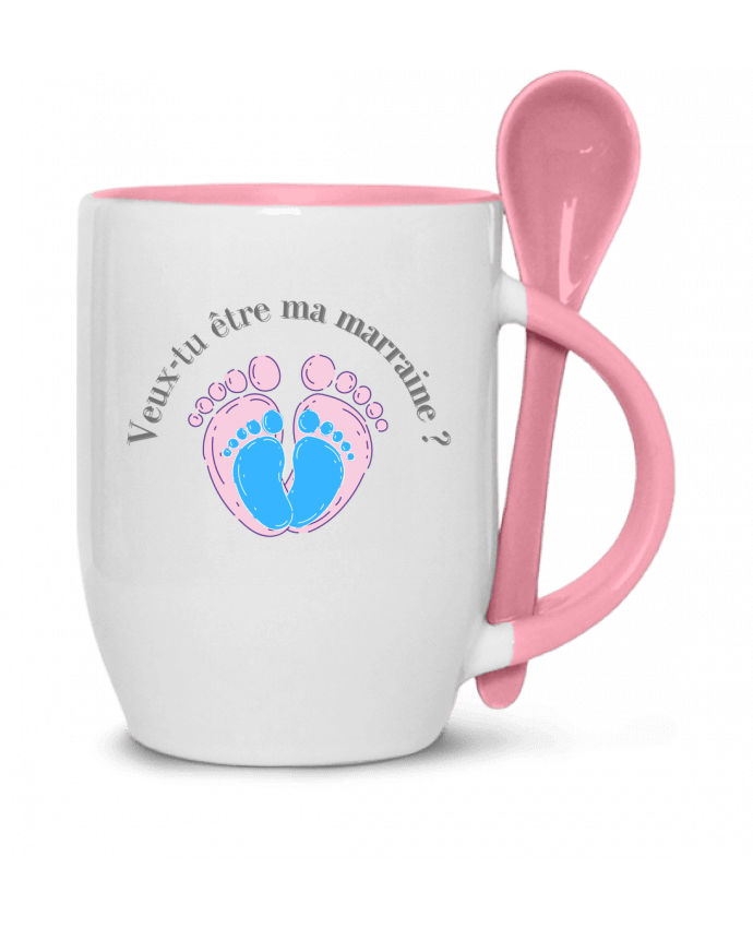  Tasse cuillère Veux-tu être ma marraine ? par MJDesign