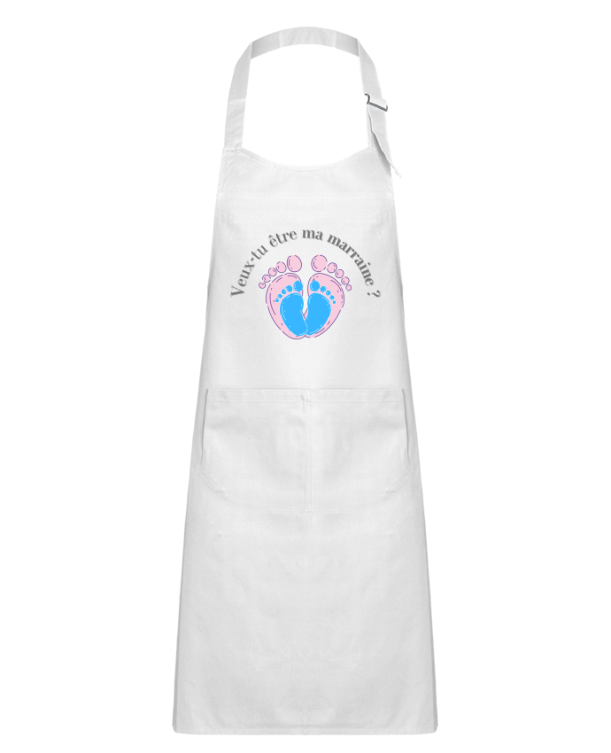 Tablier Enfant Veux-tu être ma marraine ? par MJDesign