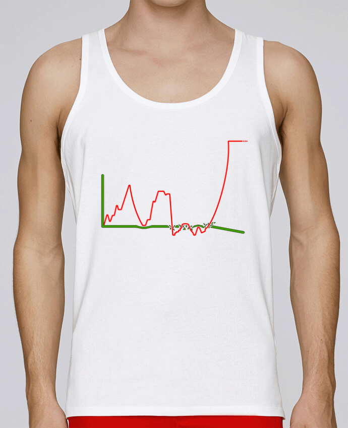 Débardeur homme LIFE CURVE par Santiaguen 100% coton bio