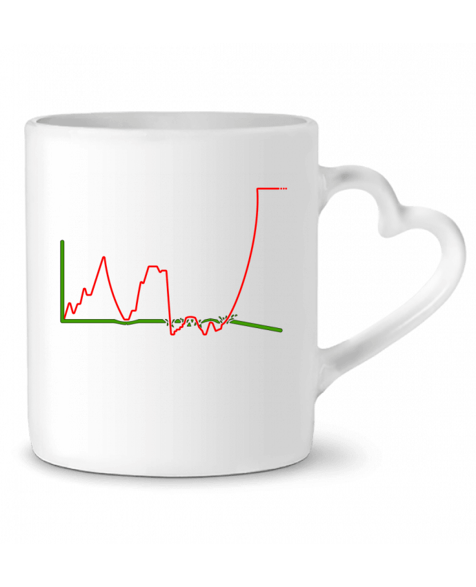 Mug coeur LIFE CURVE par Santiaguen