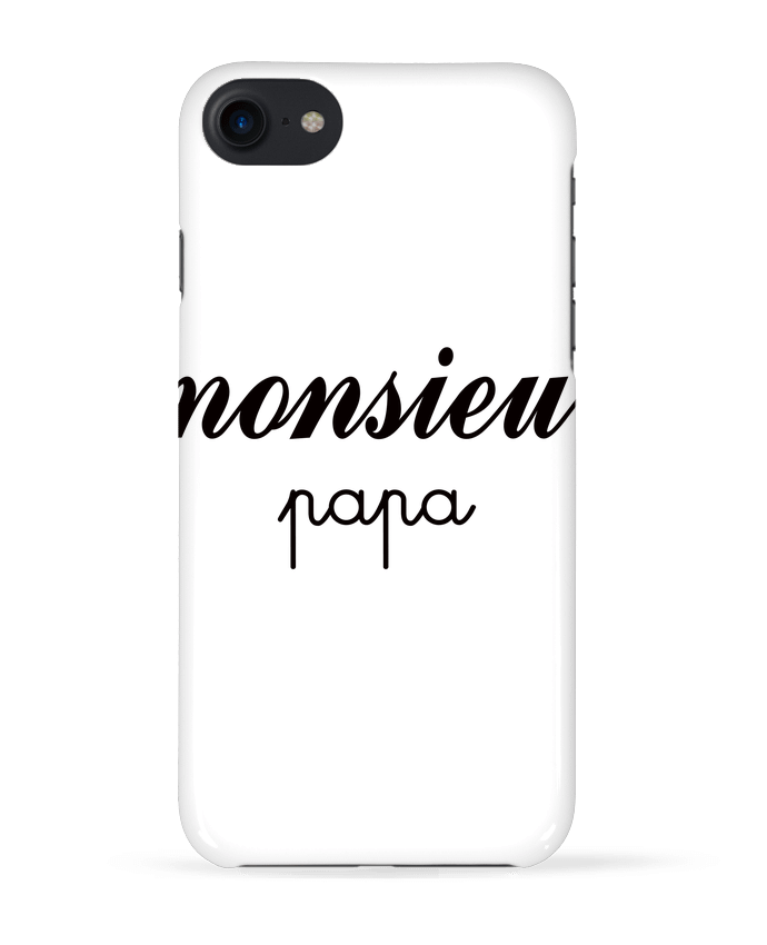 COQUE 3D Iphone 7 Monsieur Papa de Freeyourshirt.com