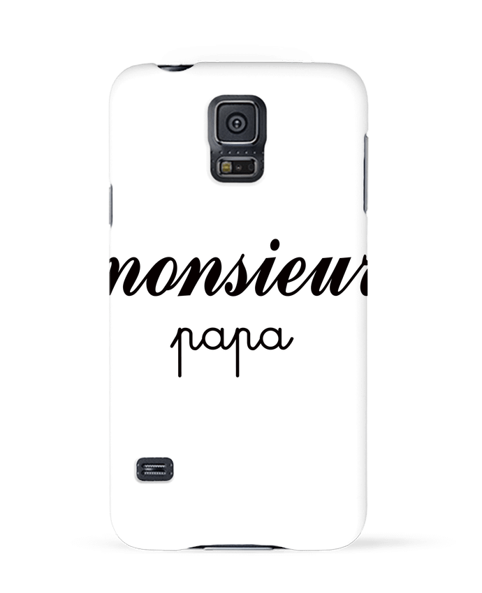 Case 3D Samsung Galaxy S5 Monsieur Papa by Freeyourshirt.com