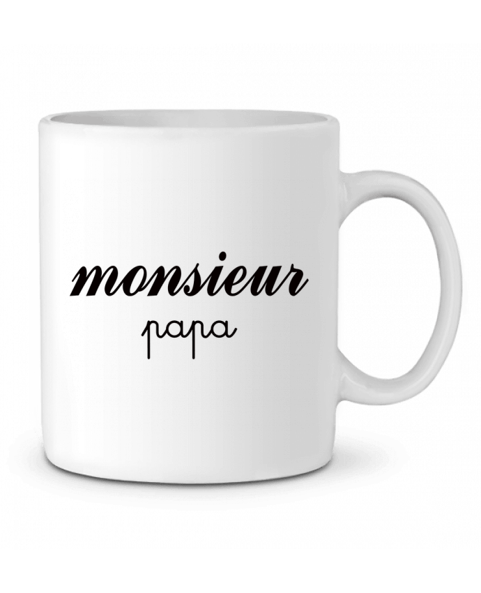 Ceramic Mug Monsieur Papa by Freeyourshirt.com