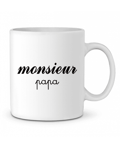 Mug  Monsieur Papa par Freeyourshirt.com