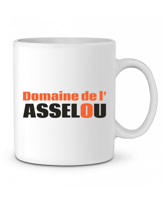 Mug  Asselou Logo blanc par Asselou