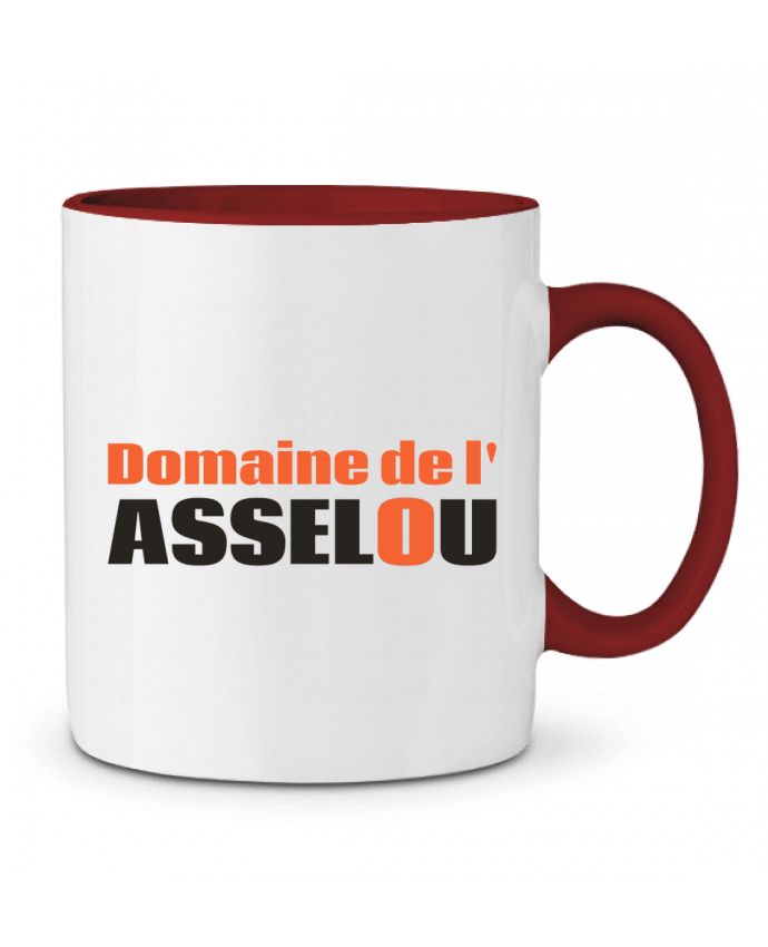 Mug bicolore Asselou Logo blanc Asselou
