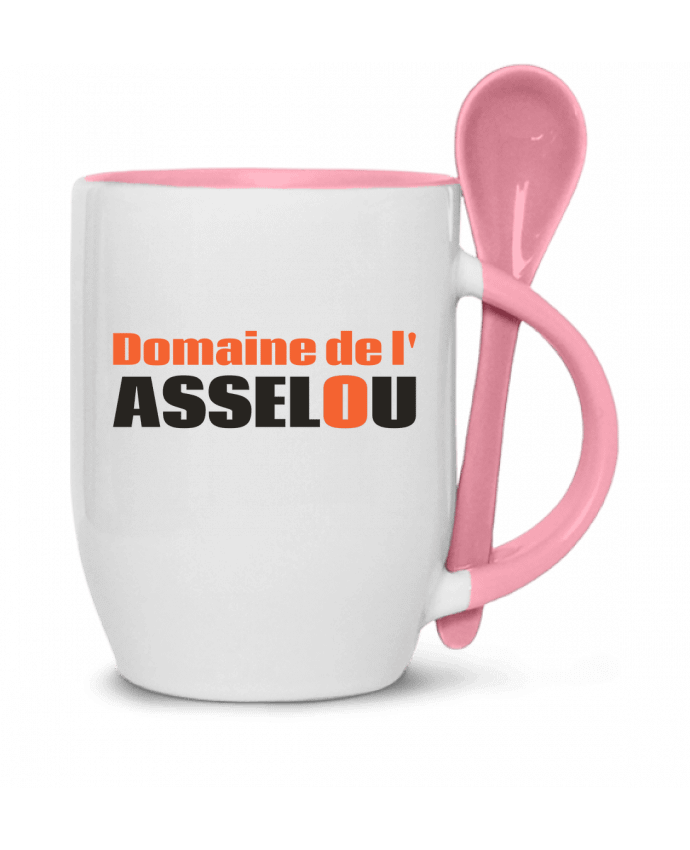  Tasse cuillère Asselou Logo blanc par Asselou