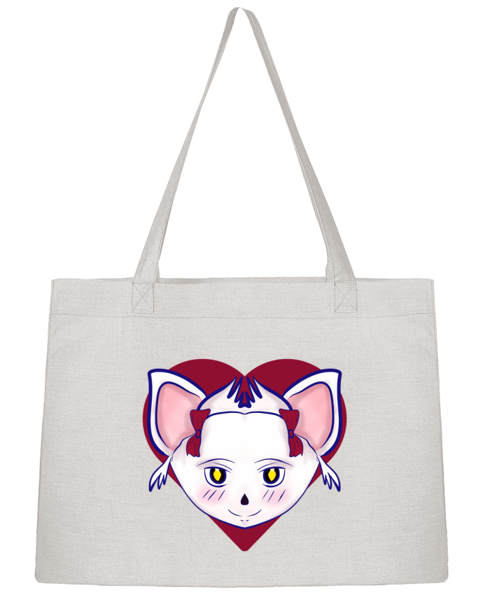 Sac Shopping Chat Kawai par pouss'd'étoiles