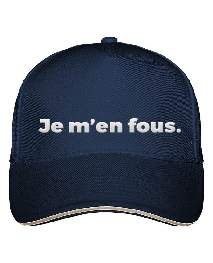 Casquette 5 panneaux Ultimate Je m'en fous. par tunetoo