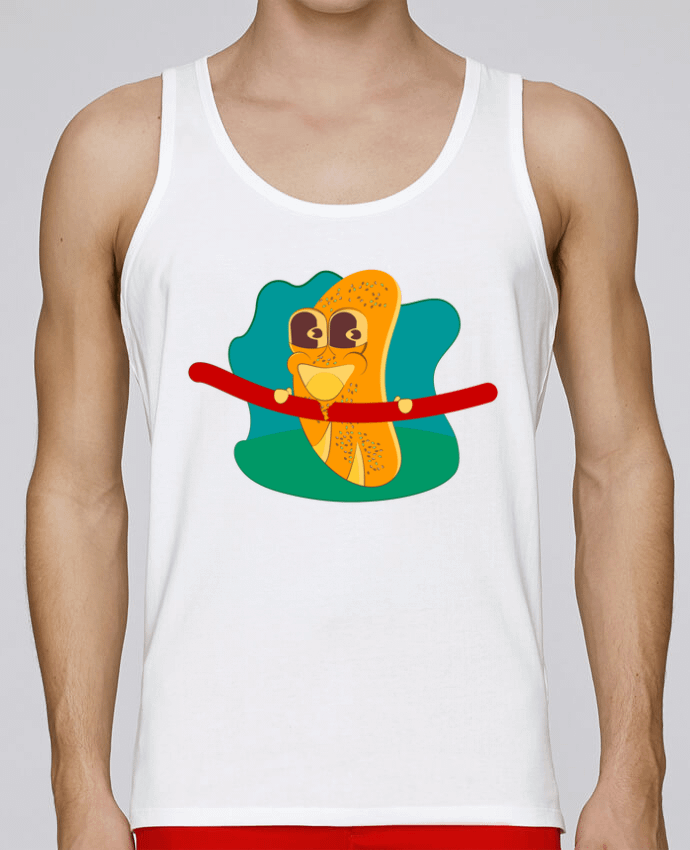 Débardeur homme BREAD par Santiaguen 100% coton bio