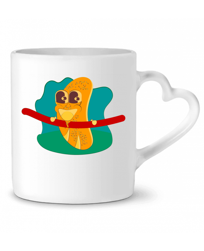 Mug coeur BREAD par Santiaguen