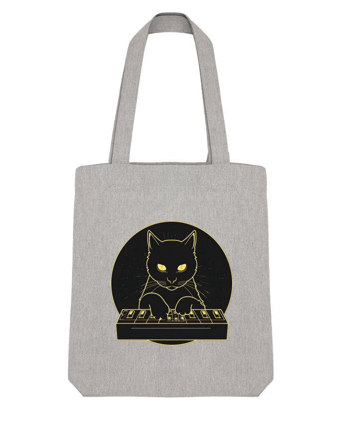 Tote Bag Stanley Stella BLACK SYNTH CAT 2 par PhilK 