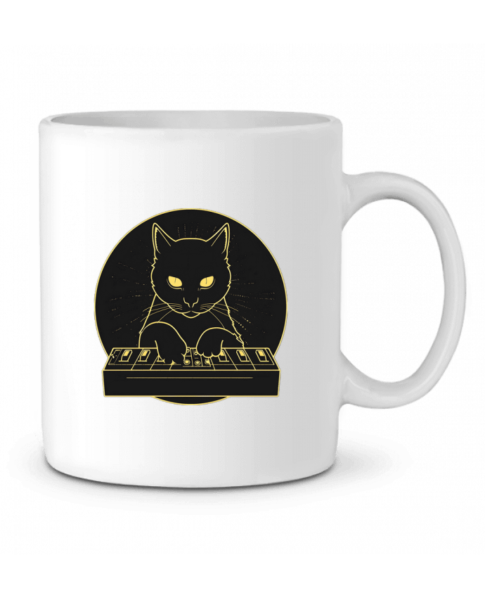 Mug  BLACK SYNTH CAT 2 par PhilK
