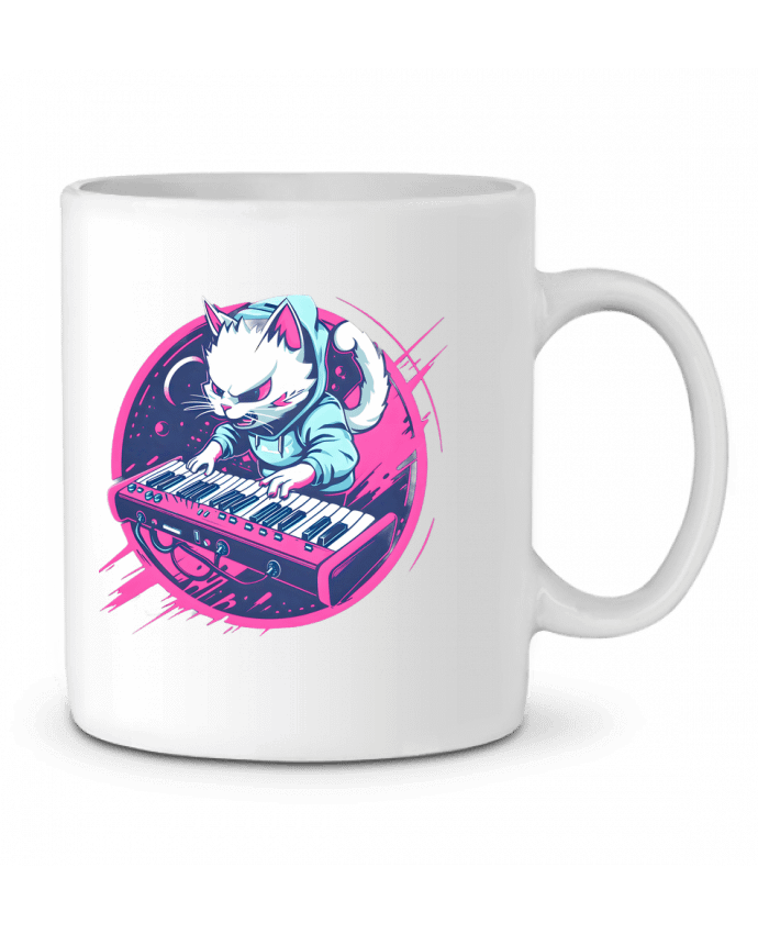 Mug  SYNTH CAT ELECTRO-POP par PhilK